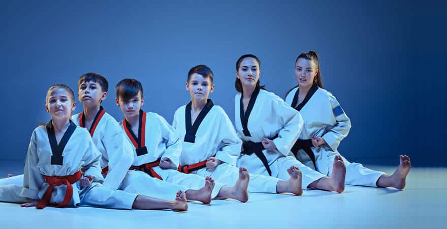 Martial Arts Lessons for Kids in Katy TX - Kids Group Splits