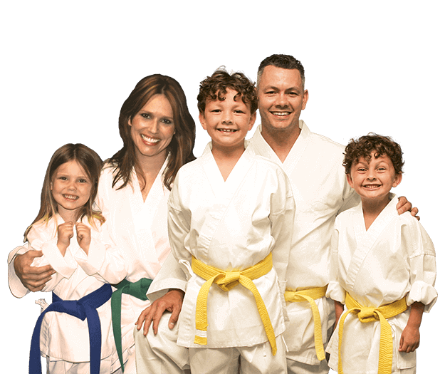 Martial Arts Lessons for Families in Katy TX - Group Family for Martial Arts Footer Banner