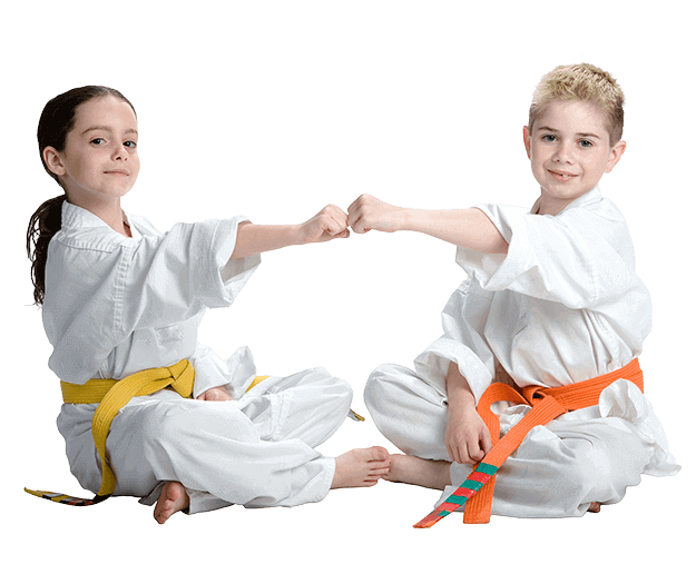 Martial Arts Lessons for Kids in Katy TX - Kids Greeting Happy Footer Banner