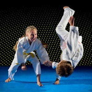 Martial Arts Lessons for Kids in Katy TX - Judo Toss Kids Girl